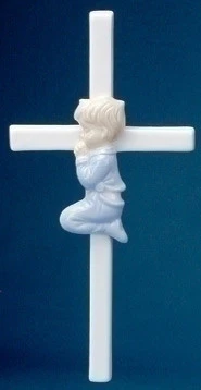 PRAYING BOY CROSS