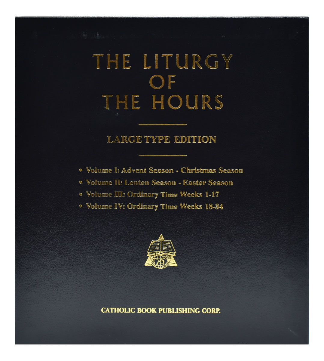 Large Type Leather Liturgy of the Hours: Set of 4