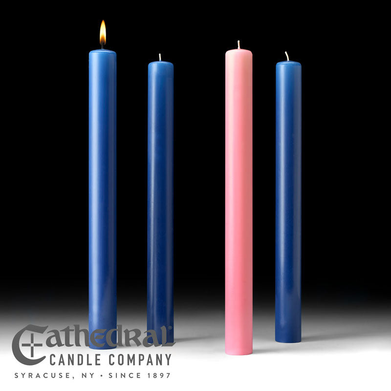 Church Advent Candle Sets - Cathedral Candle