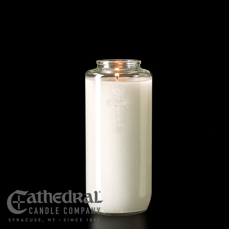 5 Day Glass Offering Candle - Cathedral Candle