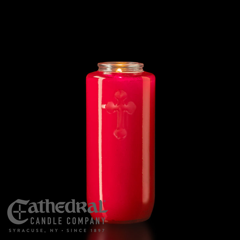 5 Day Glass Offering Candle - Cathedral Candle