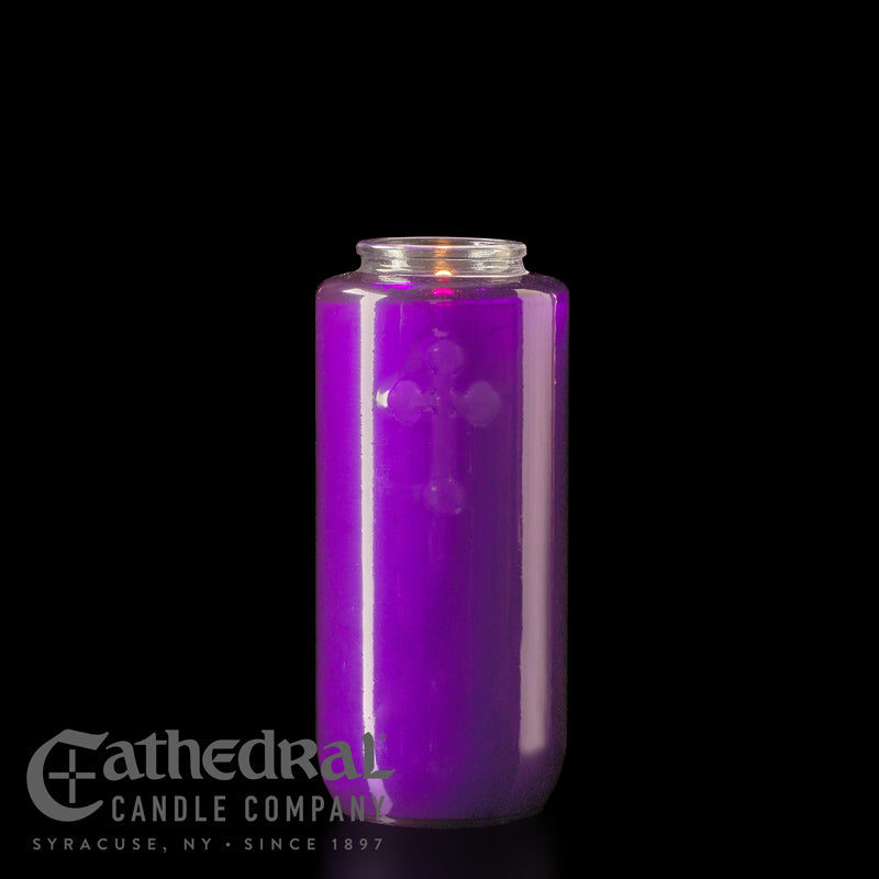 5 Day Glass Offering Candle - Cathedral Candle