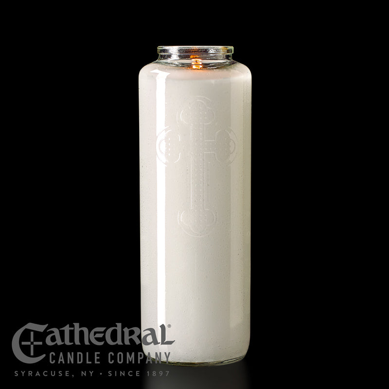 6 Day Glass Offering Candle - Cathedral Candle