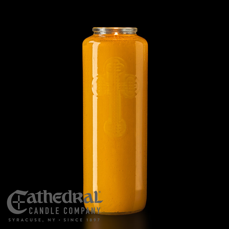 6 Day Glass Offering Candle - Cathedral Candle