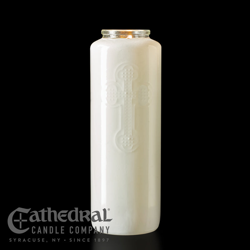 6 Day Glass Offering Candle - Cathedral Candle