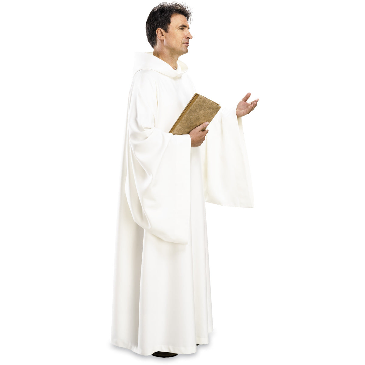 Alb - Liturgical Gown, w-Hood