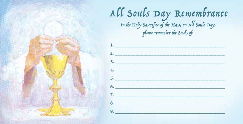 All Souls Day Remembrance Offering Envelopes – Pack of 100