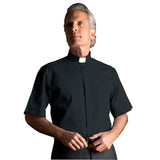 Men's Short Sleeve Tab Collar Clergy Shirt | 6 Colors | Desta Italian