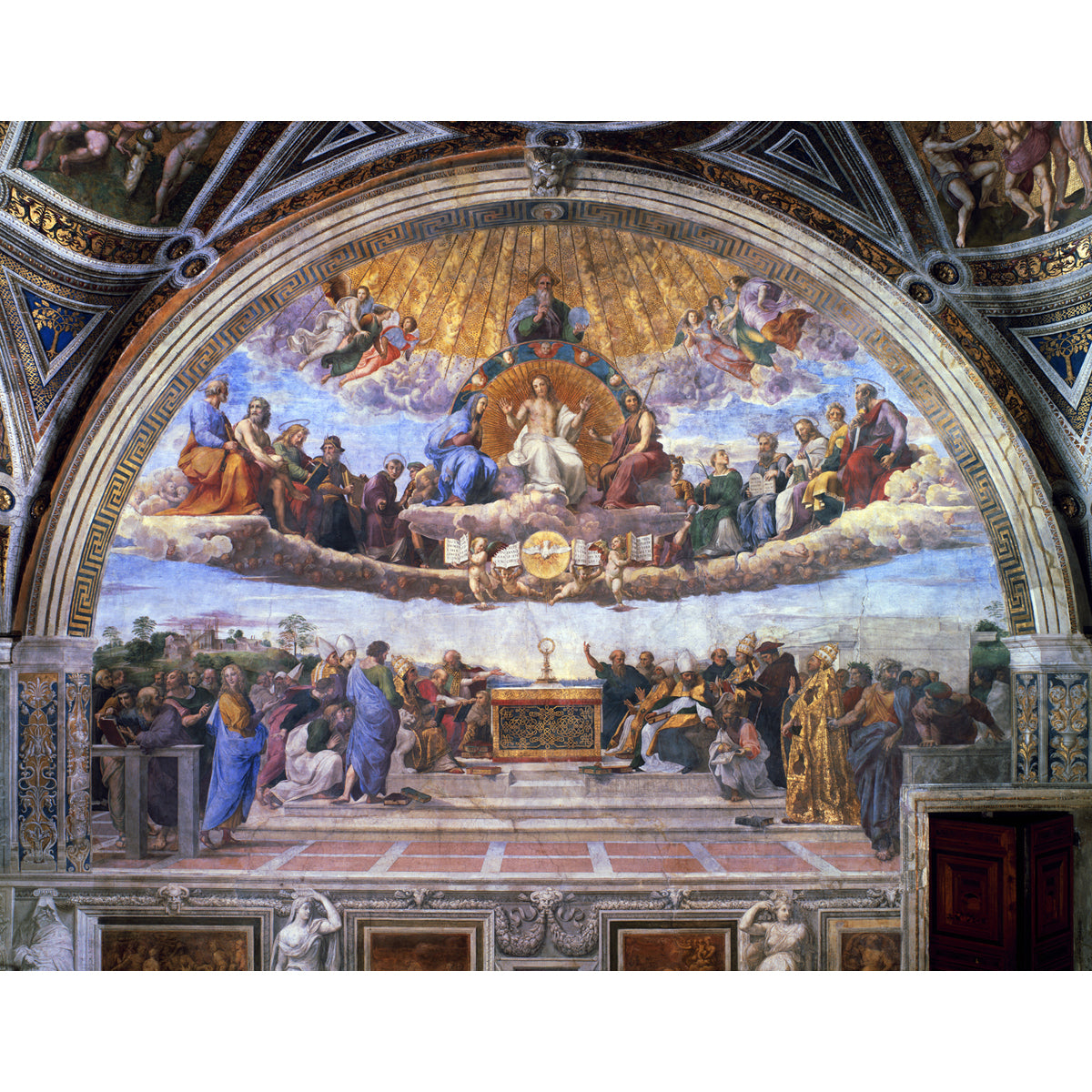 Disputation of the Holy Sacrament Framed Art (16" x 20")