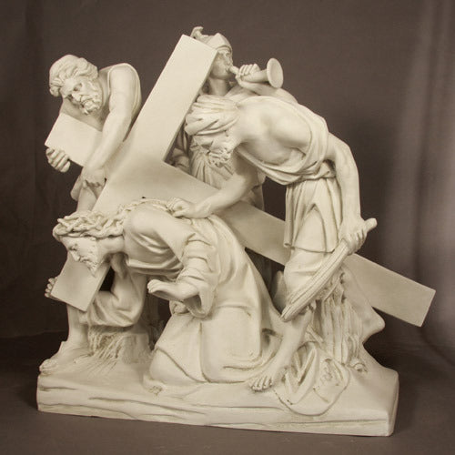 Freestanding Fiberglass Stations of the Cross | Bronze