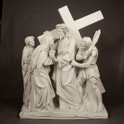 Freestanding Fiberglass Stations of the Cross | Bronze