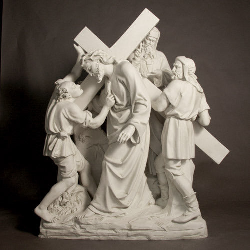 Freestanding Fiberglass Stations of the Cross | Bronze