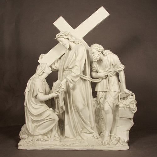 Freestanding Fiberglass Stations of the Cross | Bronze