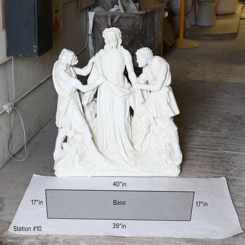 Freestanding Fiberglass Stations of the Cross | Bronze