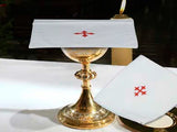 Cotton Mass Linens Embroidered with Red Cross