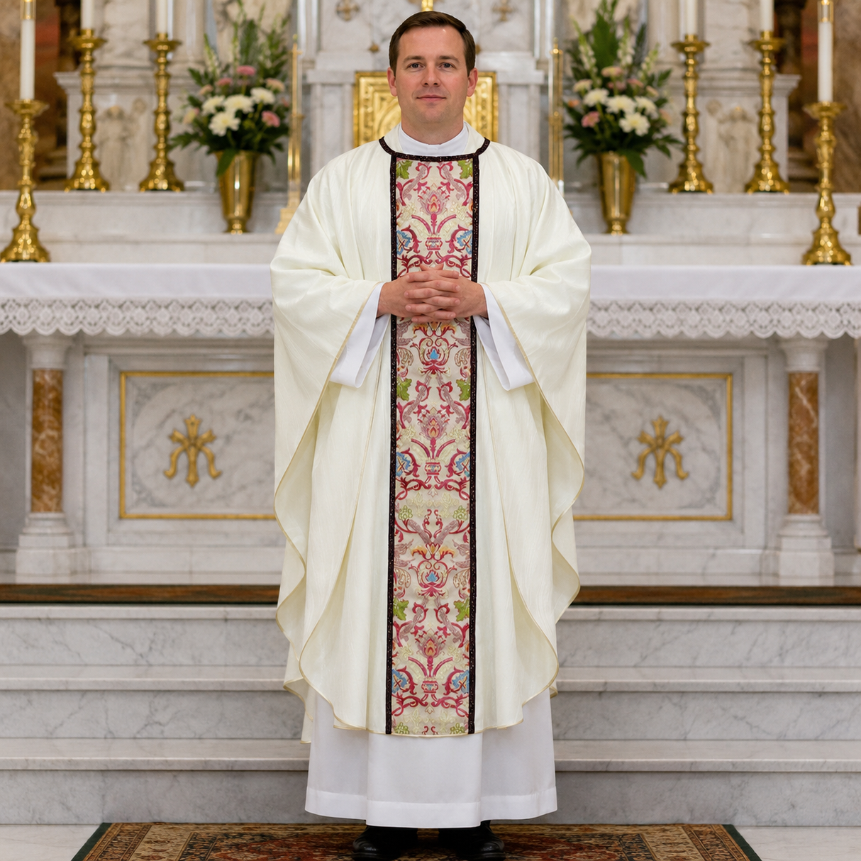 Harbro Chasuble – Coronation Tapestry Banding