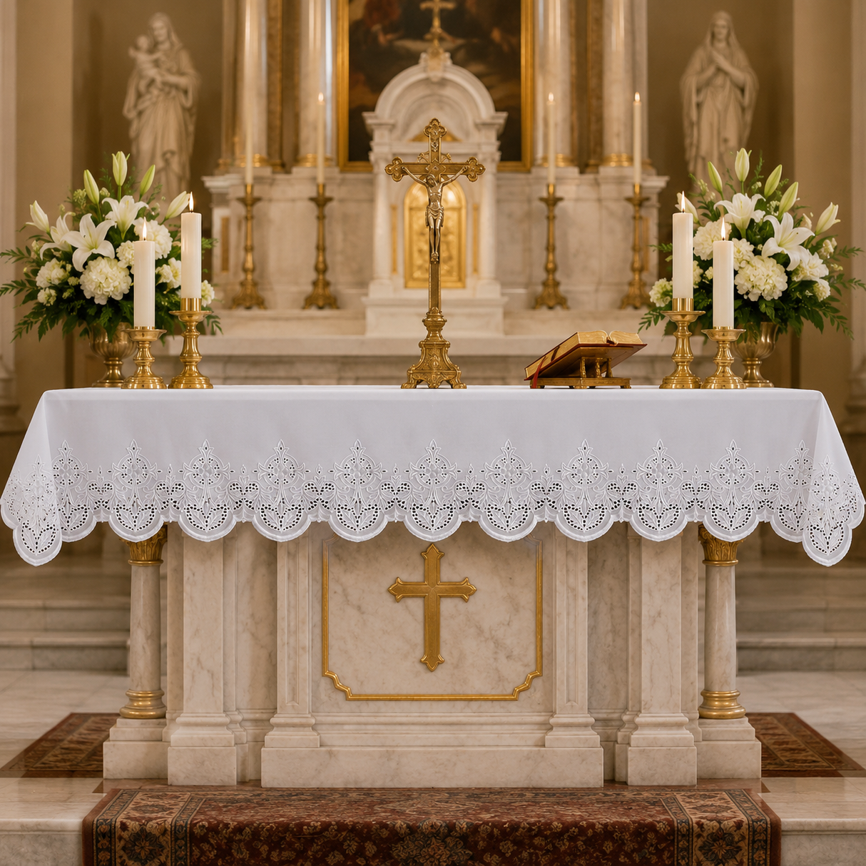 Altar Cloth | Washable Polyester | Silk Embroidery | 508W