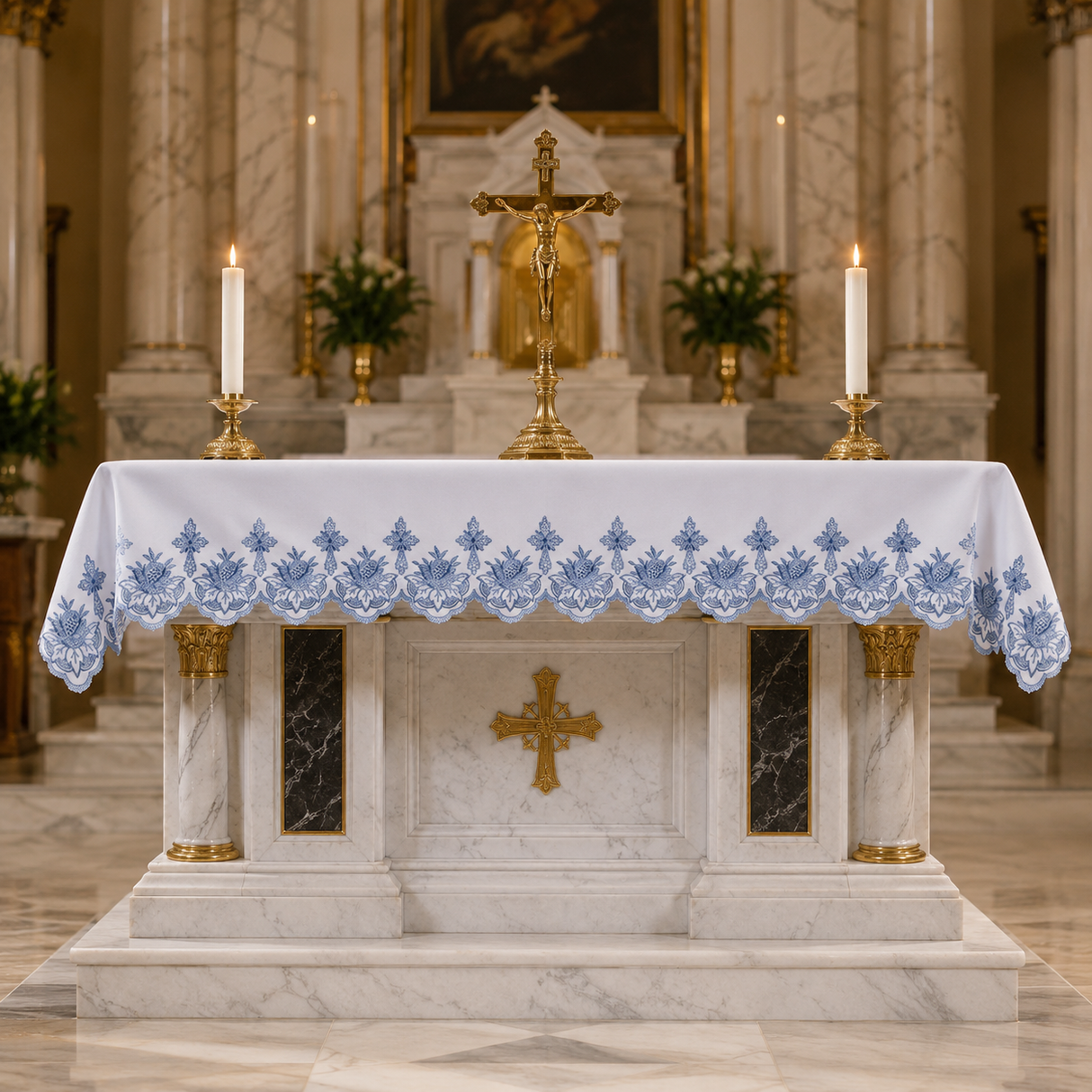 Altar Cloth | Washable Polyester | Silk Embroidery | 1108B