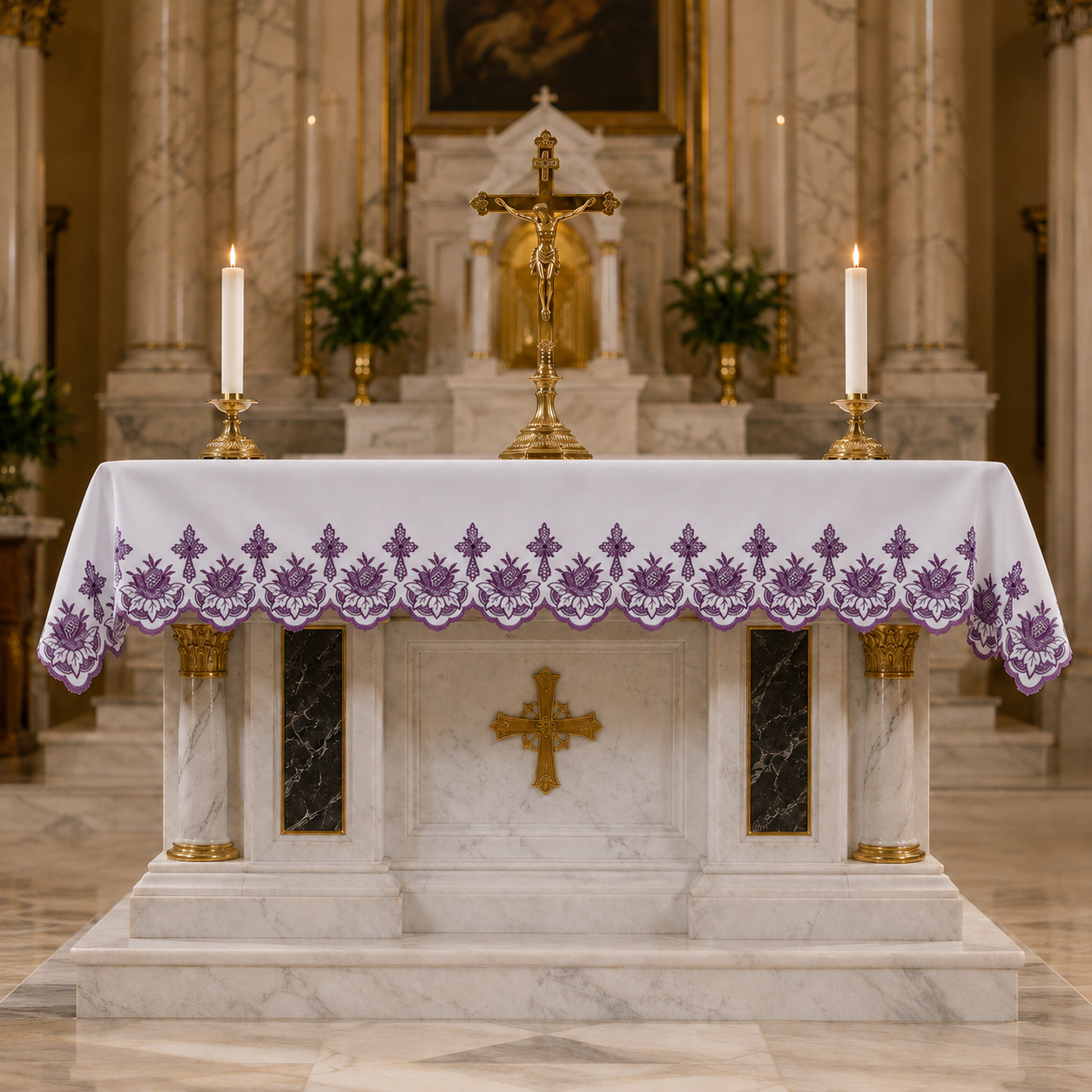 Altar Cloth | Washable Polyester | Silk Embroidery | 1108P