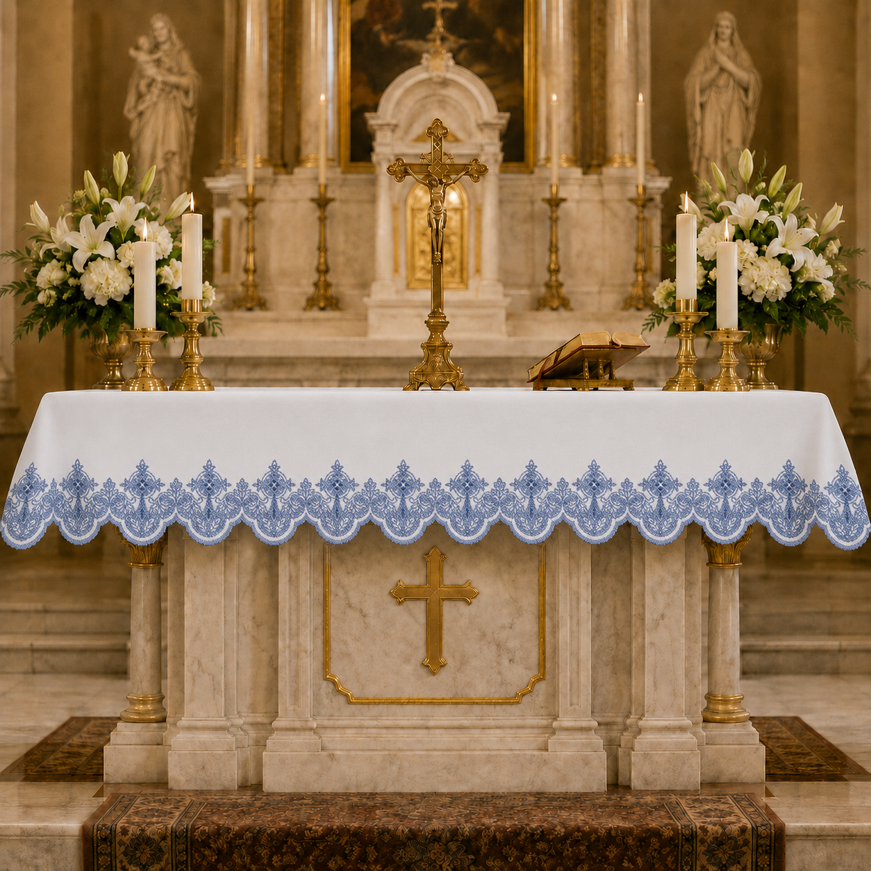 Altar Cloth | Washable Polyester | Silk Embroidery | 508B