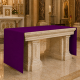 Purple Altar Cloth | Polyester Linen Weave