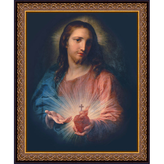 Sacred Heart of Jesus Framed Art (16" x 20")