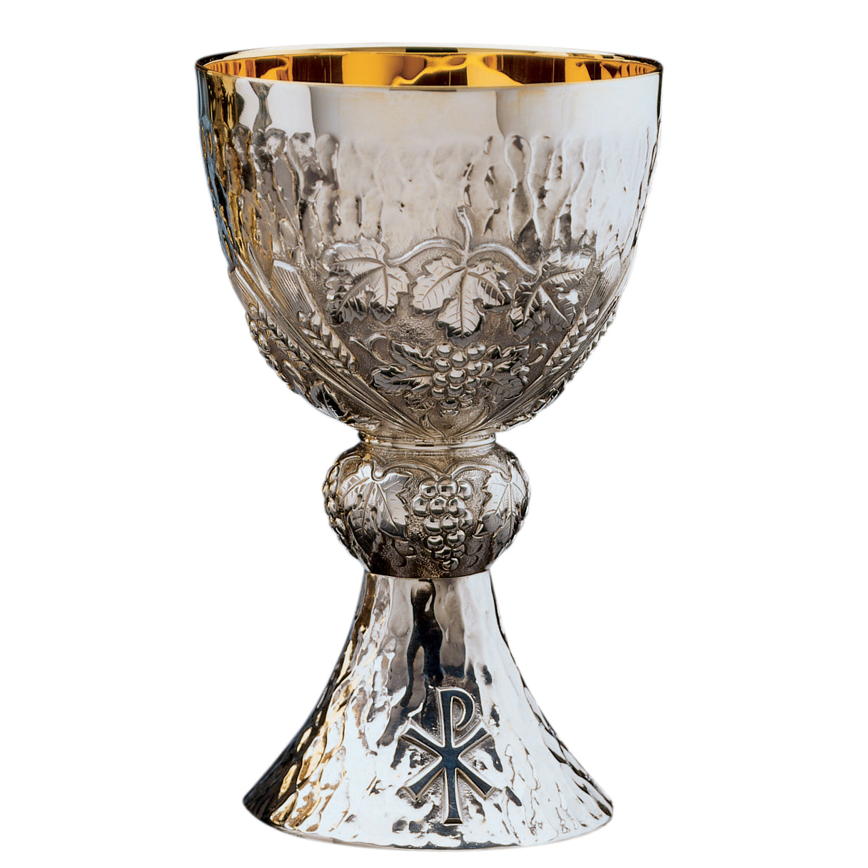 7-5/8" Chalice with Wheat and Grape Motif