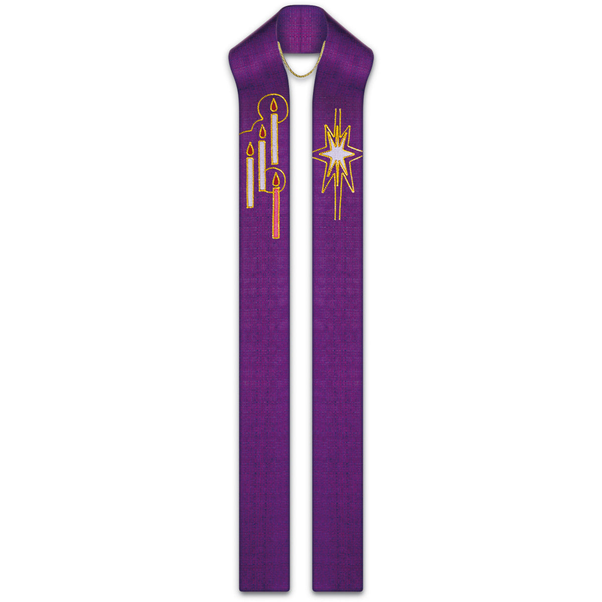 Advent Candle Overlay Stole