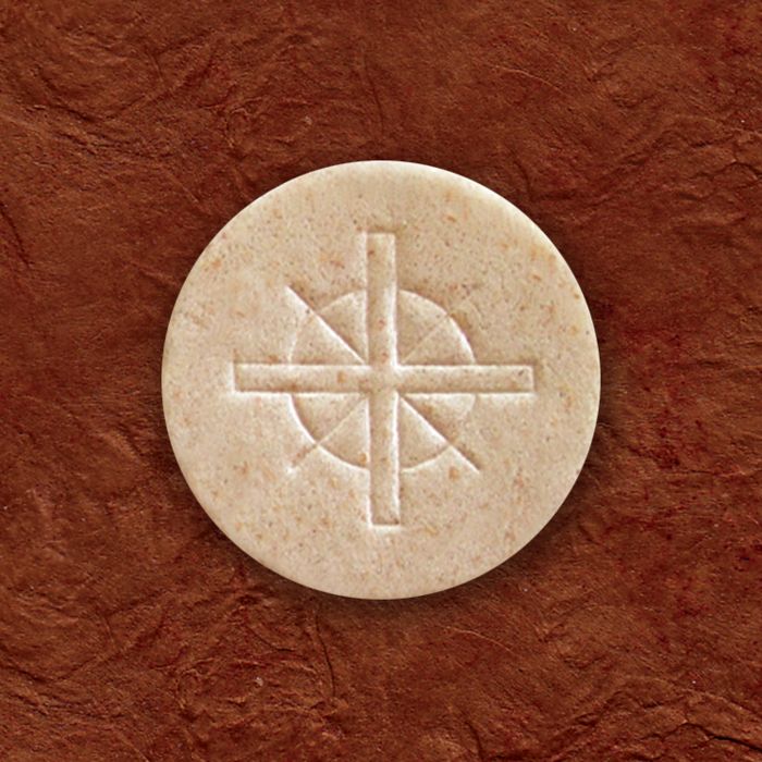 1-1/2" Whole Wheat Communion Bread Wafers