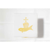Altar Linen Set Embroidered with Fish and Bread Motif