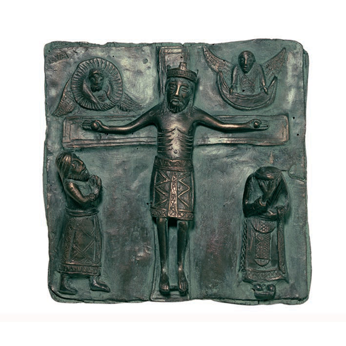 Set of 14 Stations of the Cross in Antique Bronze Fiberglass