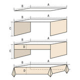 Altar Cloth | White Woven Wheat | 141-600