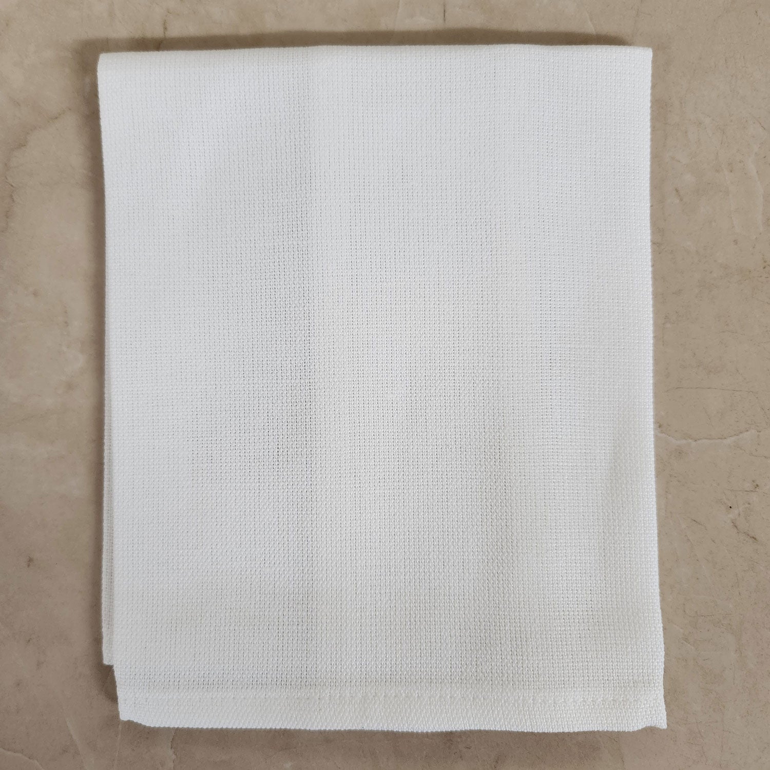 Baptismal Napkin | 11" x 11" | Easy Care Poly Linen Blend