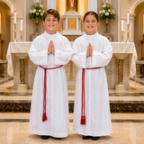 Altar Server Alb | Poly Cotton | Zipper | 556
