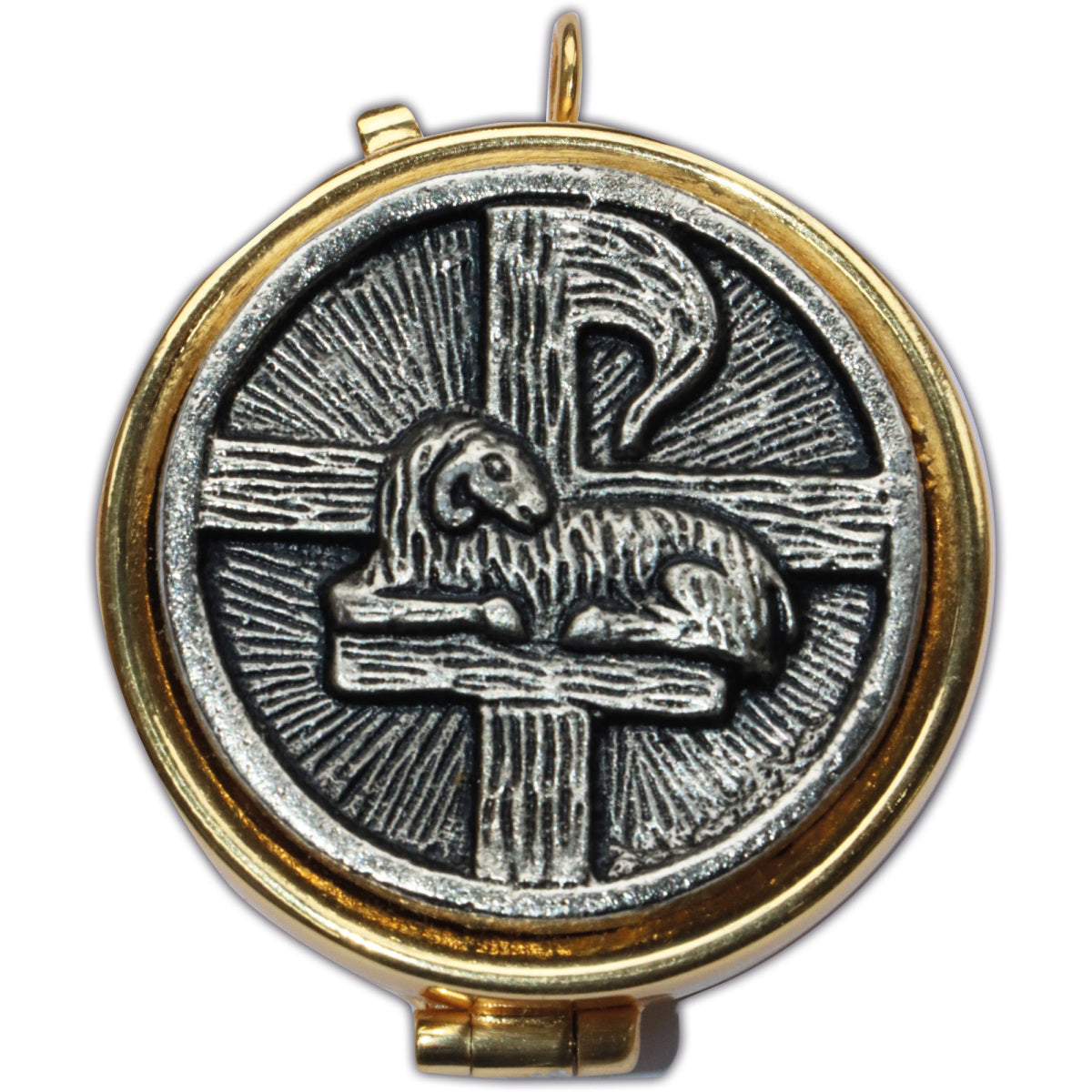 Pyx with Lamb of God Motif