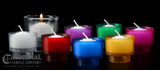 4 Hour Votive Candles in Disposable Plastic Holders - case of 288 votives
