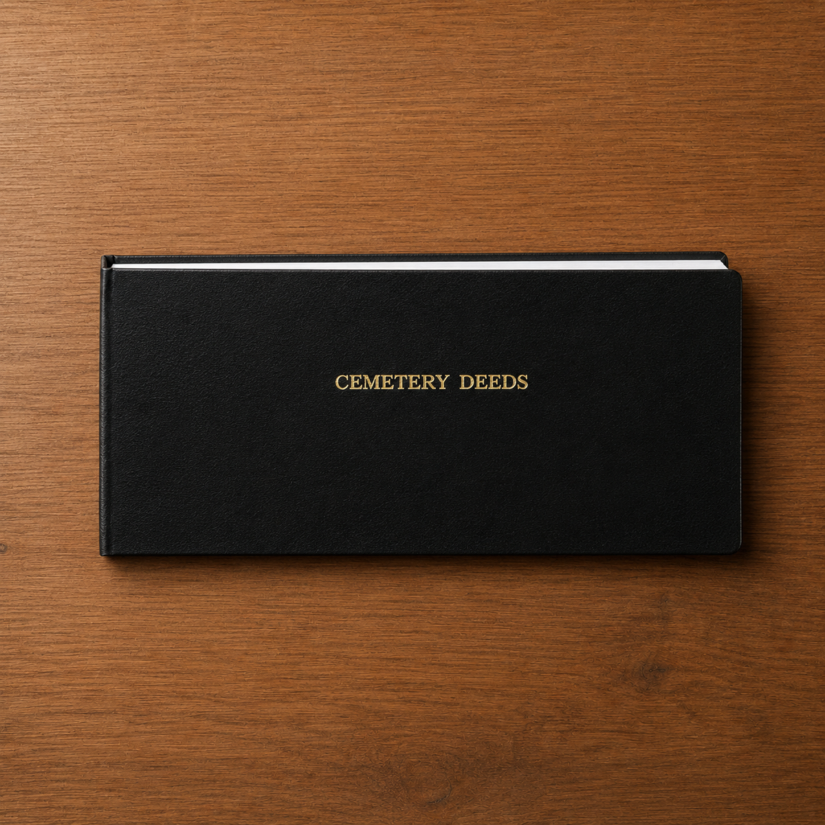 Cemetery Deed Book | Book of Deeds | #199