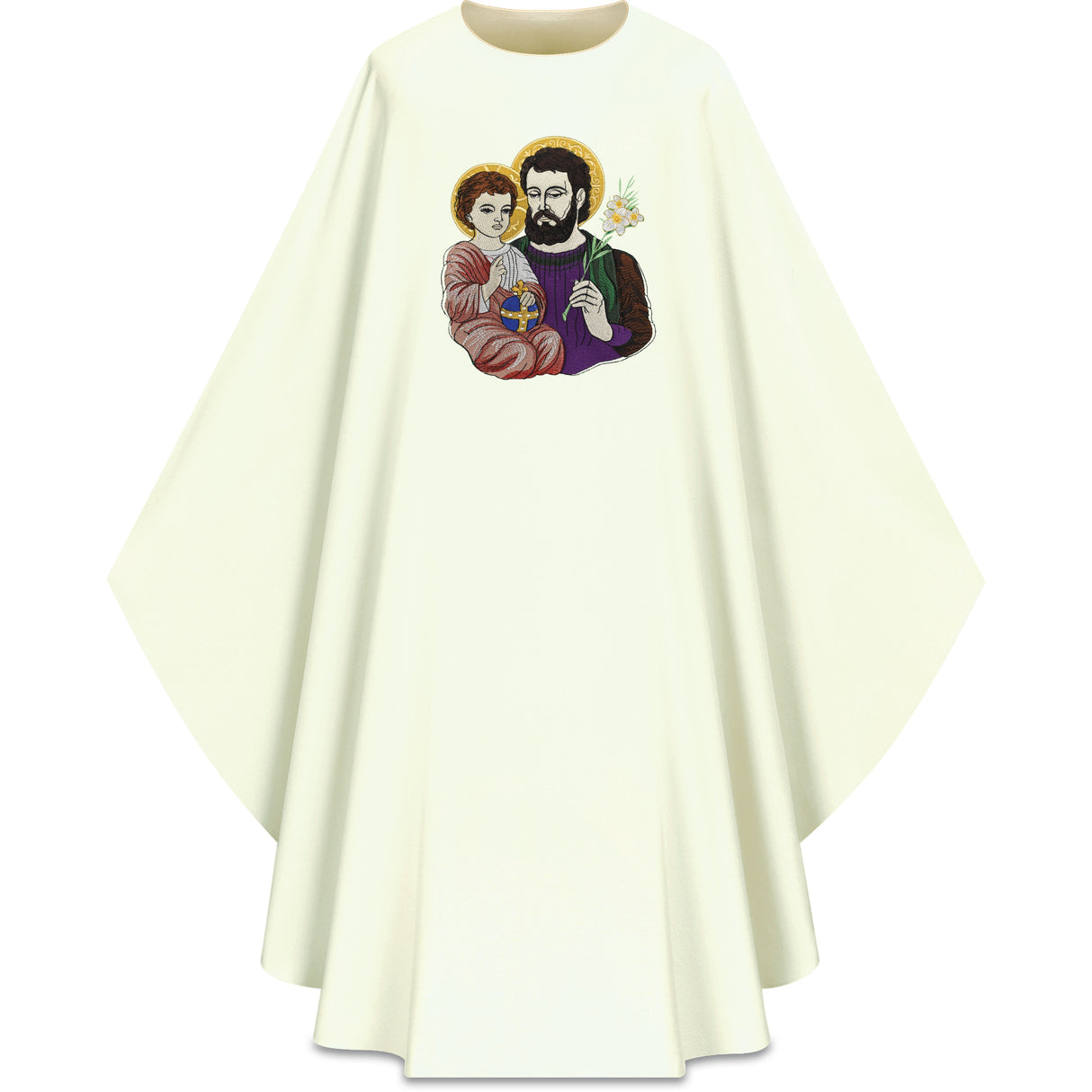 Chasuble with St Joseph Embroidery