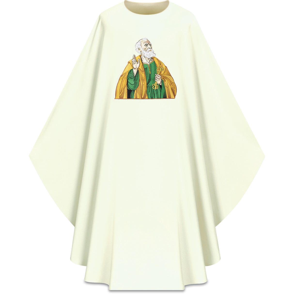 Chasuble with St Peter Embroidery