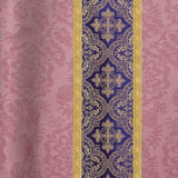Lightweight Damask Chasuble with Saxony Brocade - Arte/Grosse