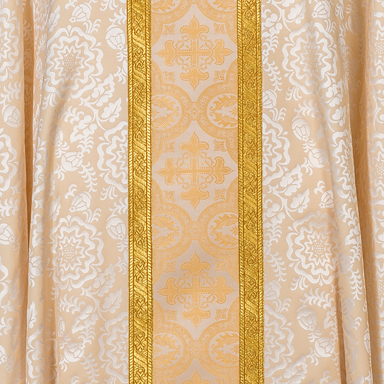 Lightweight Damask Dalmatic with Saxony Brocade - Arte/Grosse