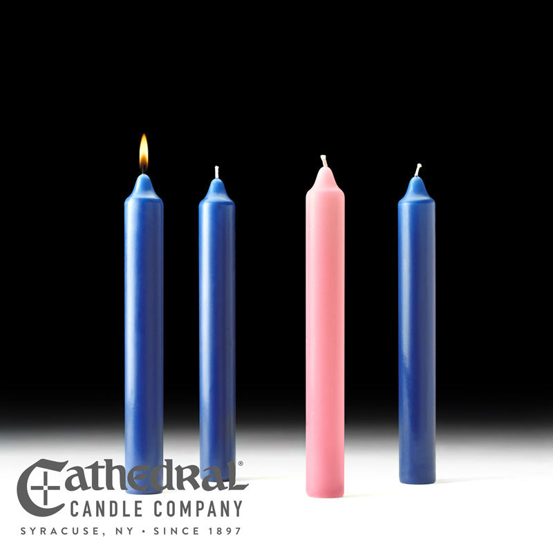 Church Advent Candle Sets - Cathedral Candle