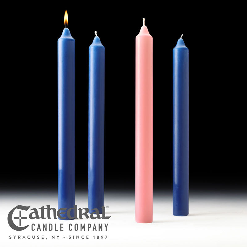 Church Advent Candle Sets - Cathedral Candle