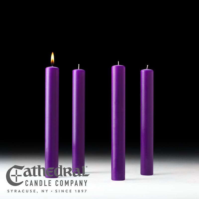 Church Advent Candle Sets - Cathedral Candle