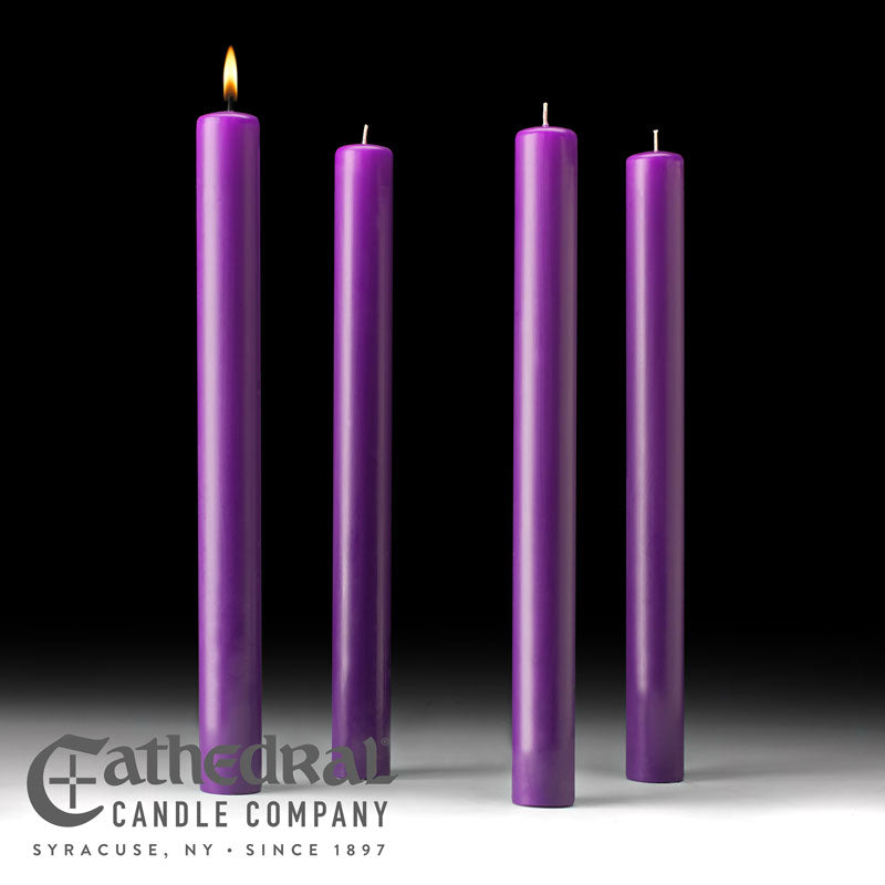 Church Advent Candle Sets - Cathedral Candle