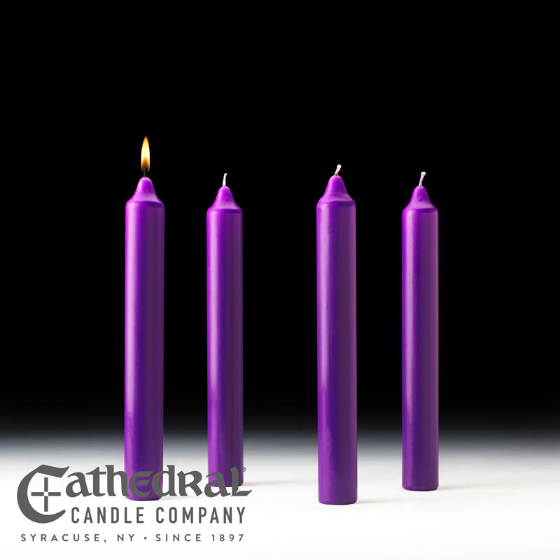 Church Advent Candle Sets - Cathedral Candle