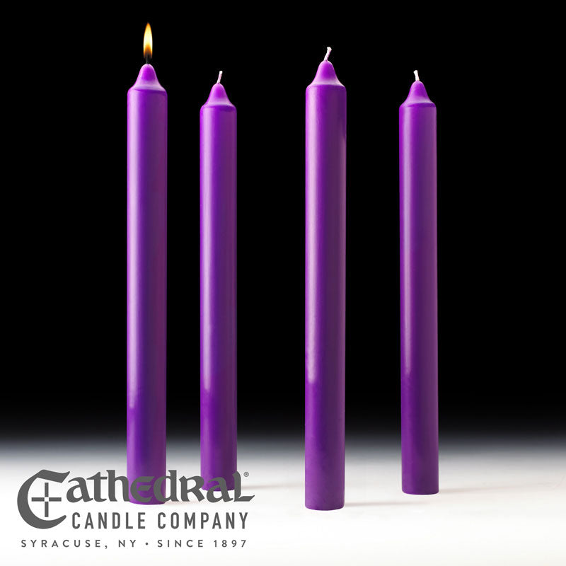 Church Advent Candle Sets - Cathedral Candle