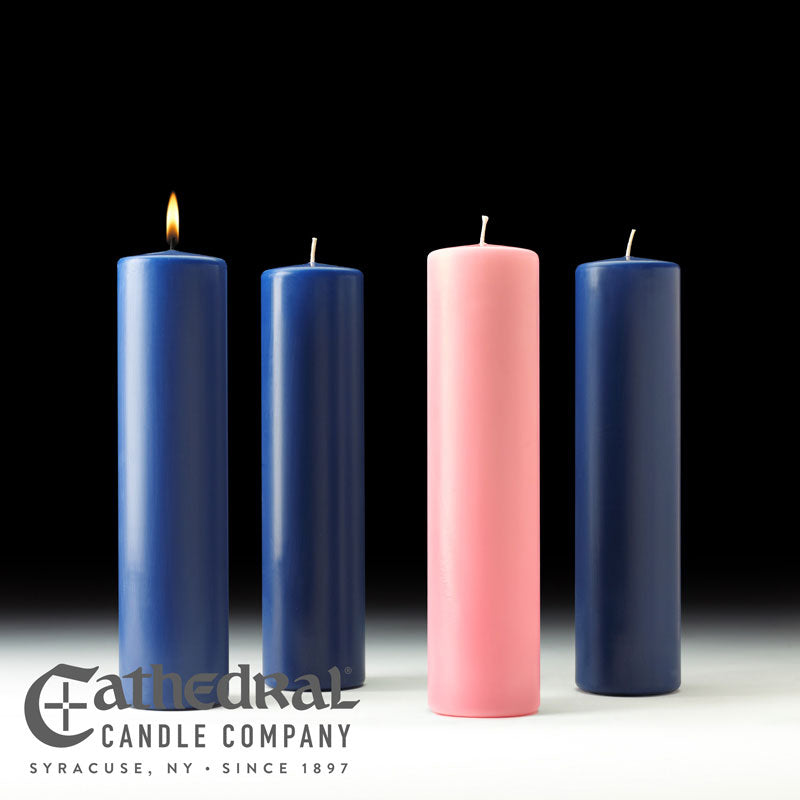 Church Advent Candle Sets - Cathedral Candle