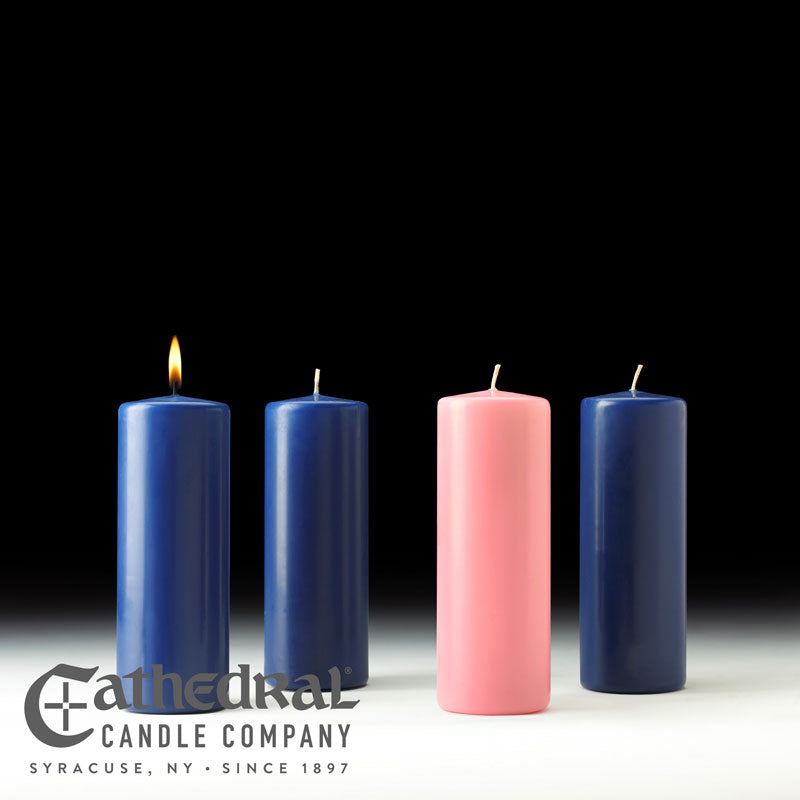 Church Advent Candle Sets - Cathedral Candle