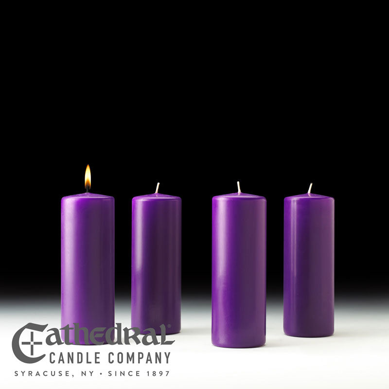 Church Advent Candle Sets - Cathedral Candle